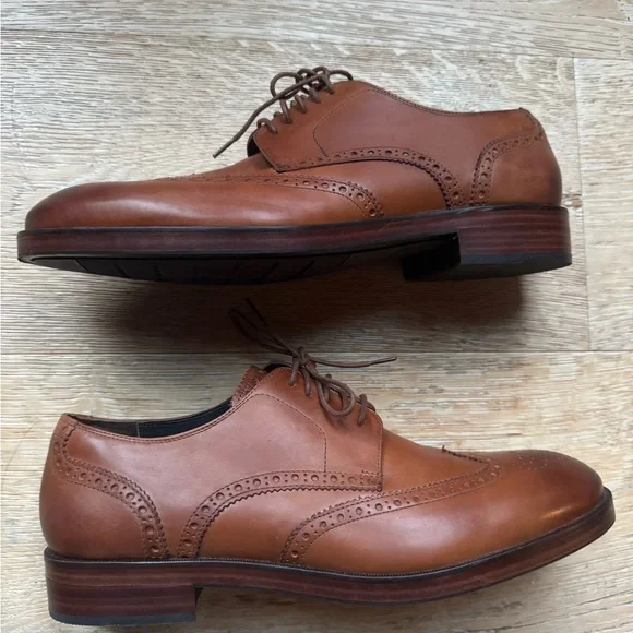 🔥NEW🔥Cole Haan GrandBrogue Wingtip Oxford Shoes sz9 Price Firm !